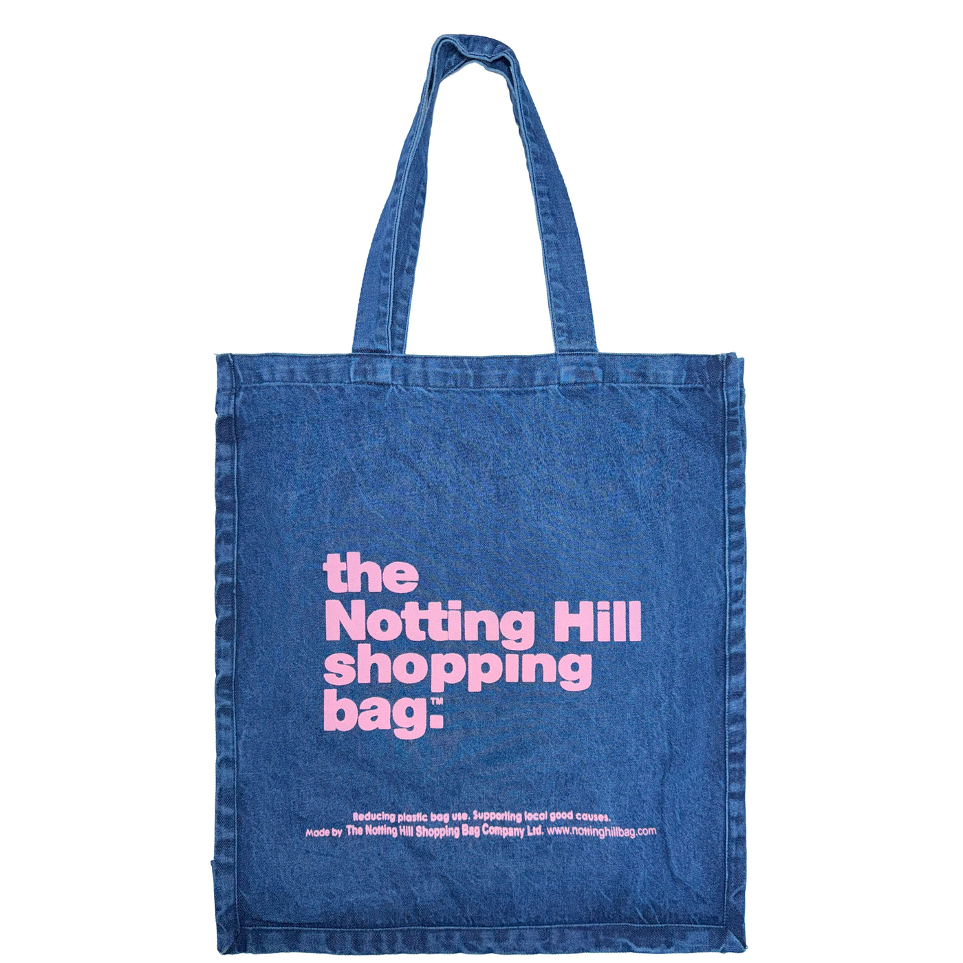 Oversize Denim collection | Medium blue with pink