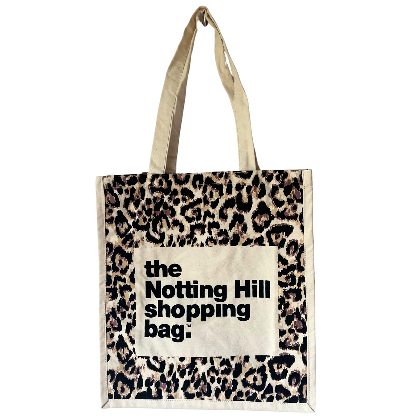 The Notting Hill Shopping Bag™ | Colour Block series | Leopard print