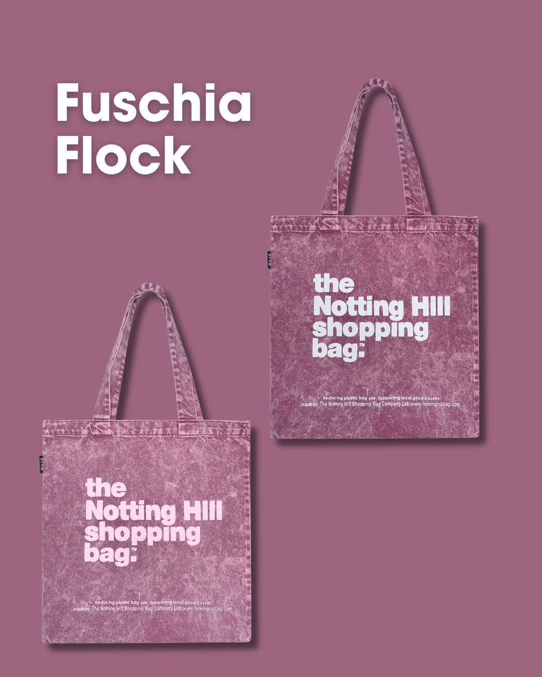 LIMITED EDITION | Basic Fuschia Flock with Pink Logo