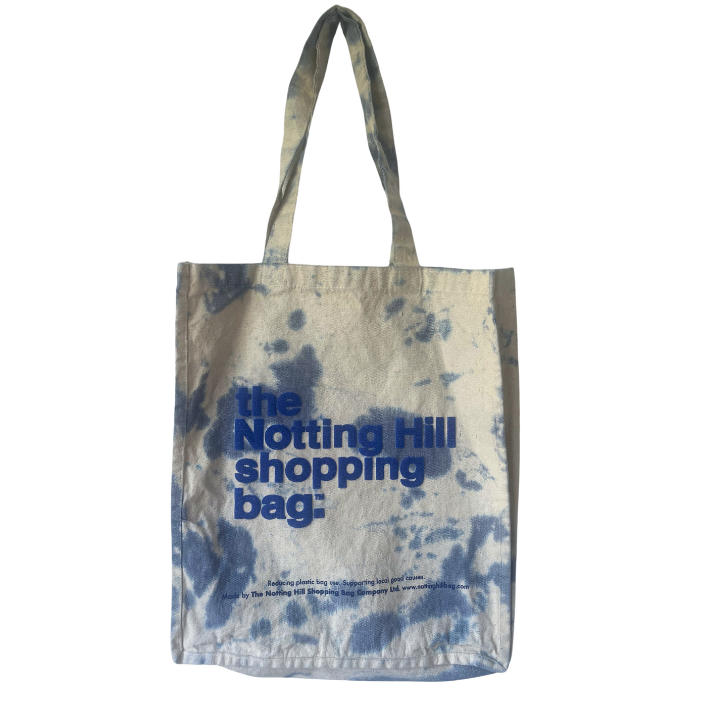 The Notting Hill Shopping Bag™  | Hand Dye Collection | Sky Blue with blue