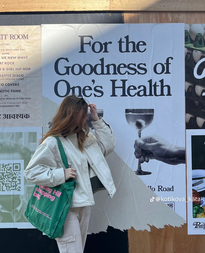 Hand Dye Collection | Green With Pink Logo