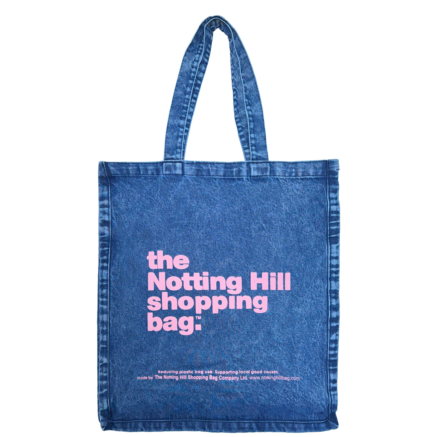 Oversize Denim collection | Ice blue with pink