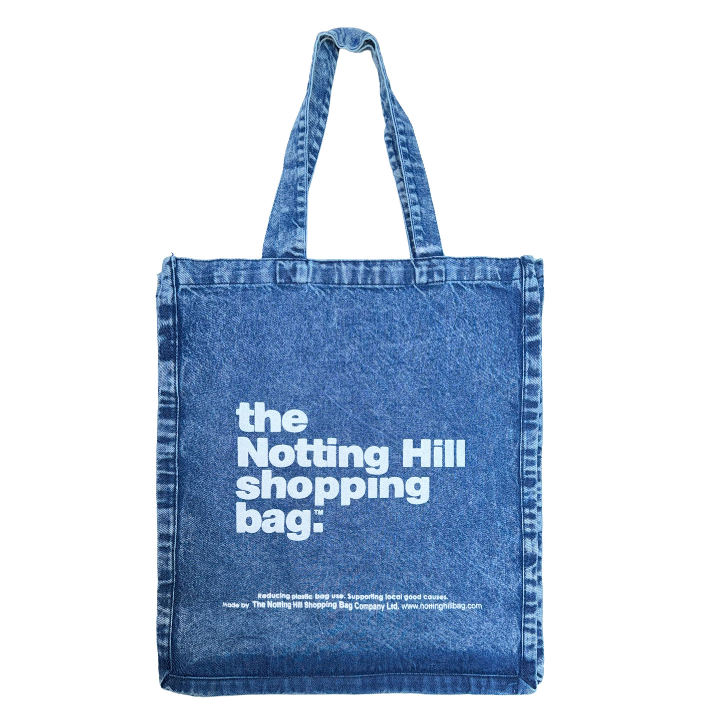 Oversize Denim collection | Ice blue with white