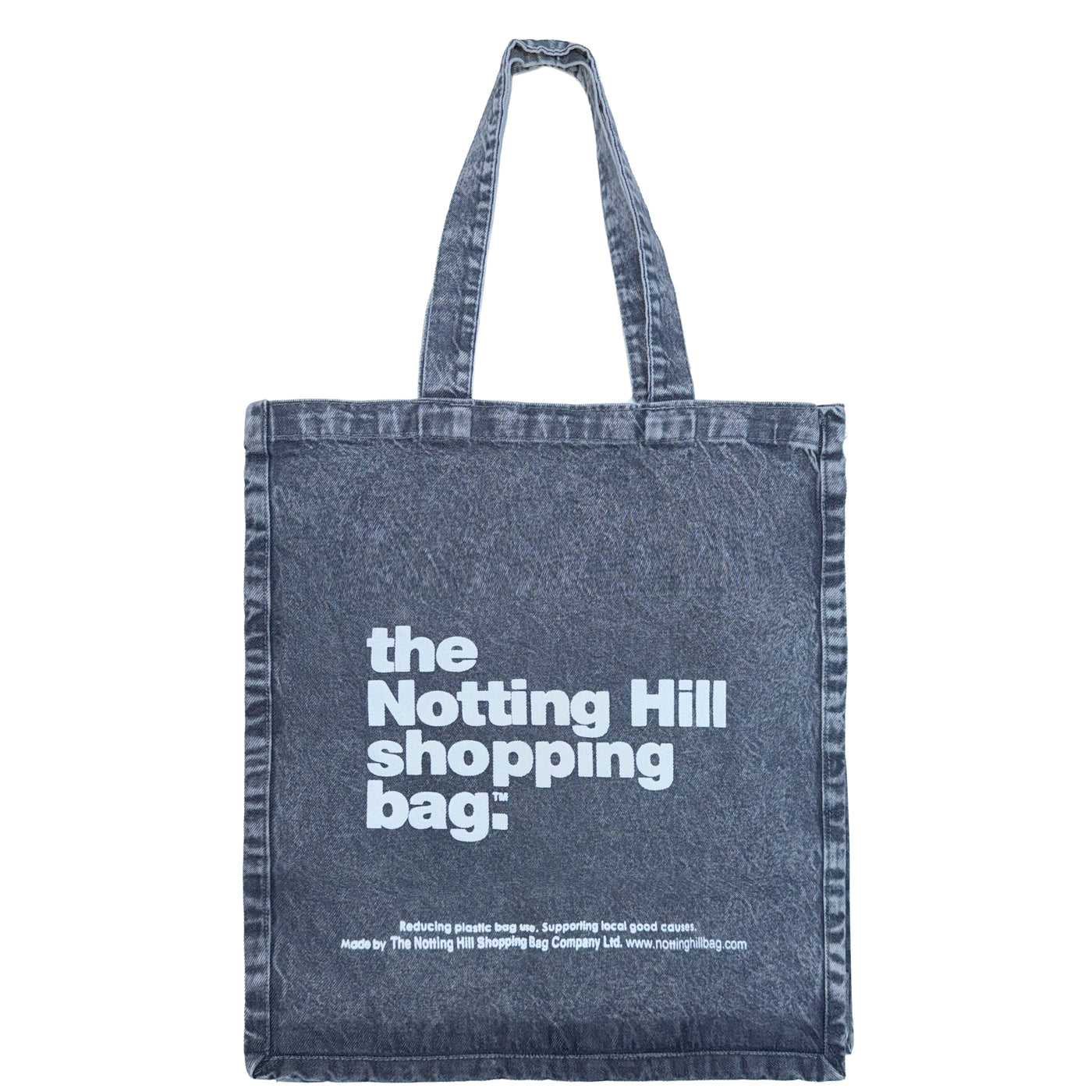 Oversize Denim collection | Ice Black with white