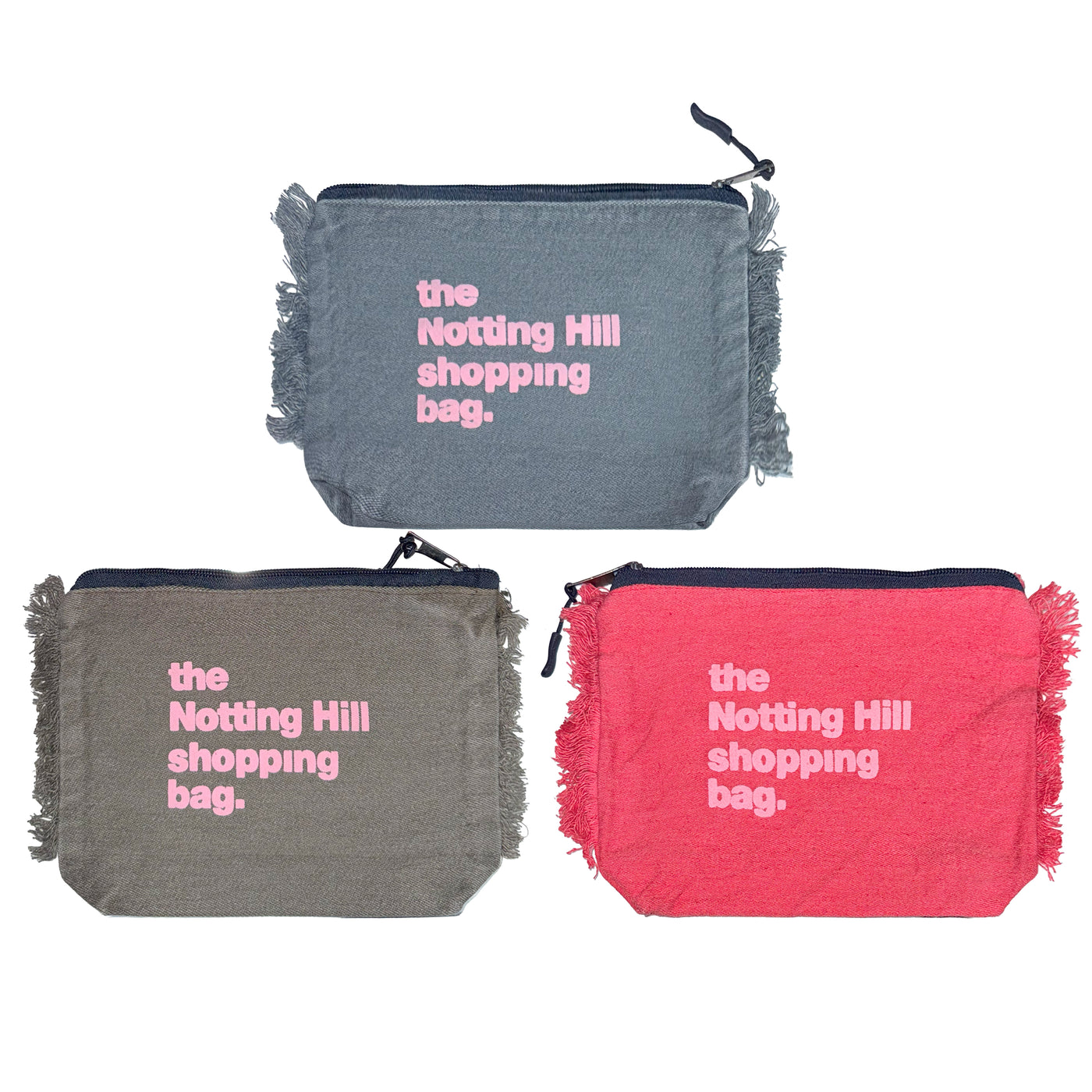 Bundle of Three (Grey, Red, and Brown)