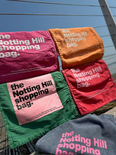 The Notting Hill Shopping Bag™  | Colour Cotton Series | Dark Red