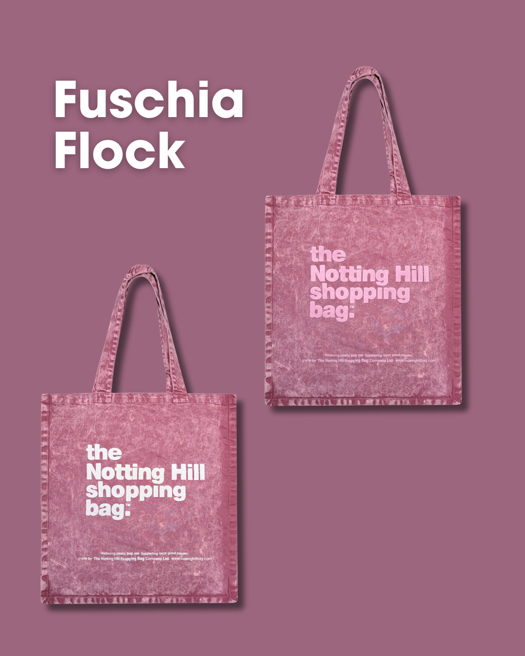 LIMITED EDITION | Oversized Fuschia Flock with Pink Logo