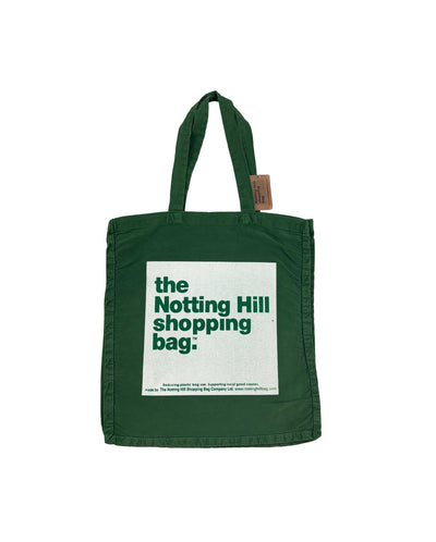 The Notting Hill Shopping Bag™  | Hand Dye Collection | Green, White Box